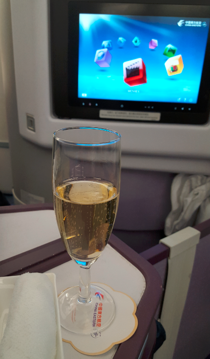 photo champagne avion